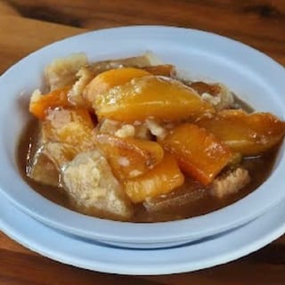 Mama Bren’s Peach Cobbler *